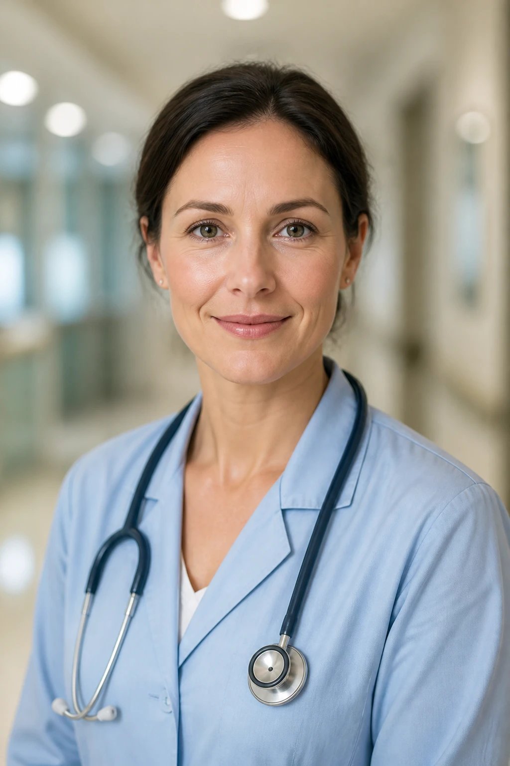 Healthcare professional, AI avatar in the Percify avatar library (Healthcare)