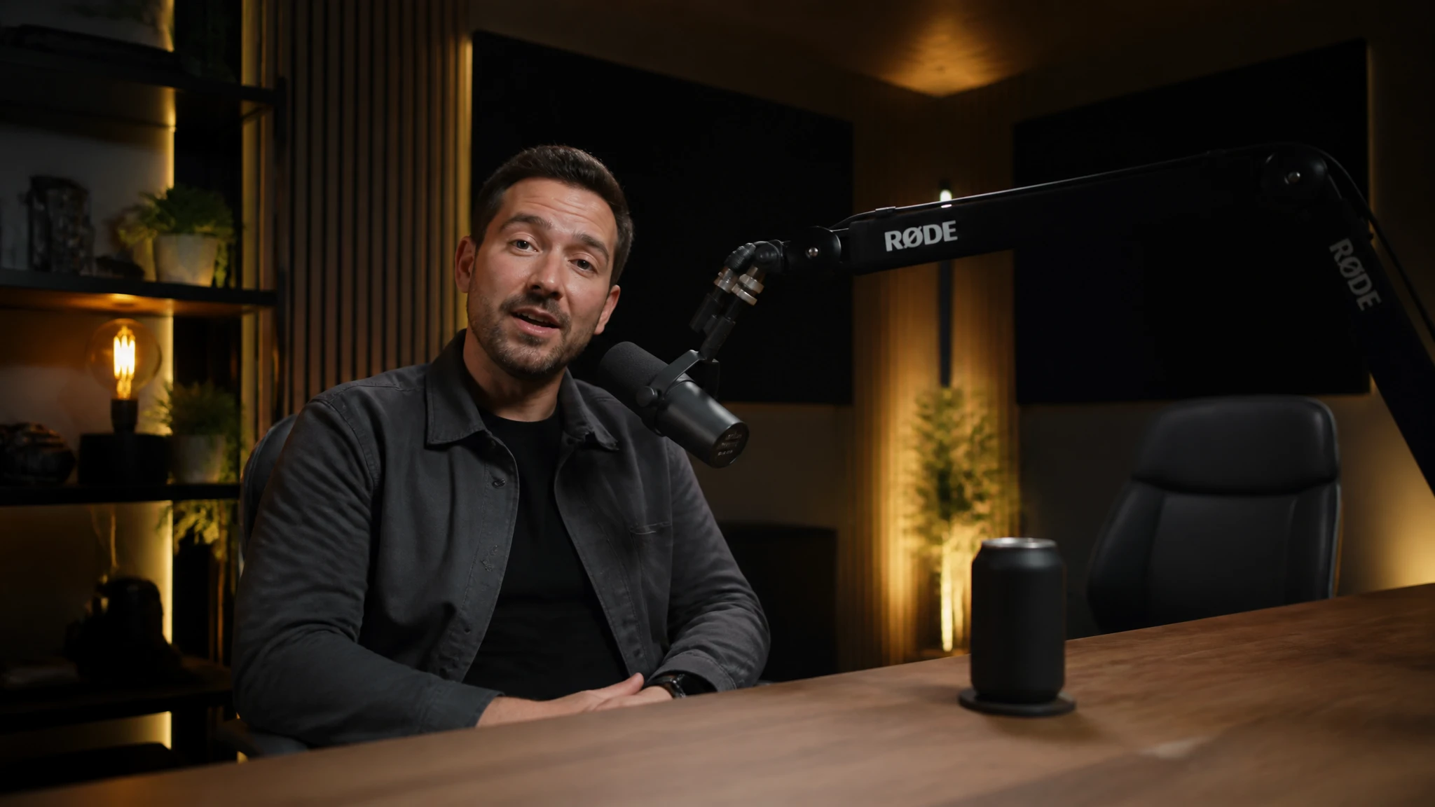 Podcast studio, AI avatar in the Percify avatar library (Podcast)