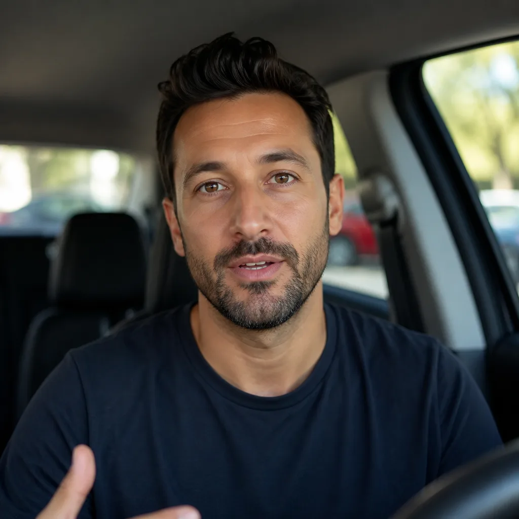 Car talker, AI avatar in the Percify avatar library (UGC)