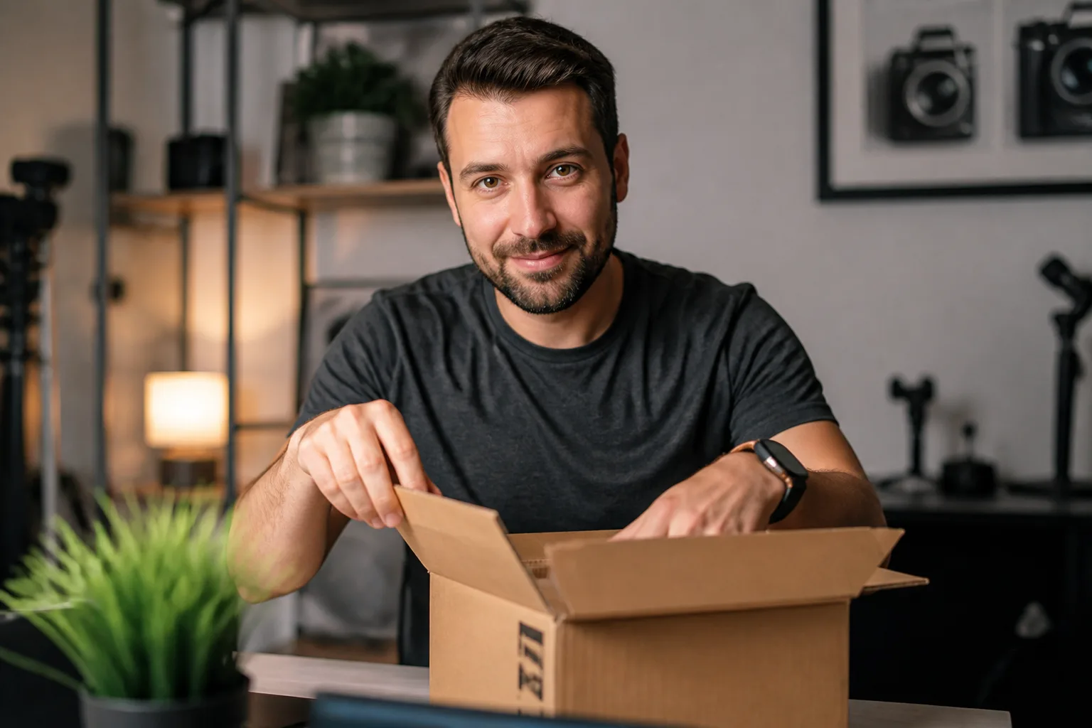 Unboxing creator, AI avatar in the Percify avatar library (UGC)