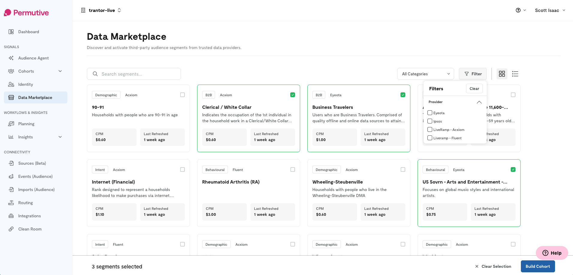 Marketplace Segments
