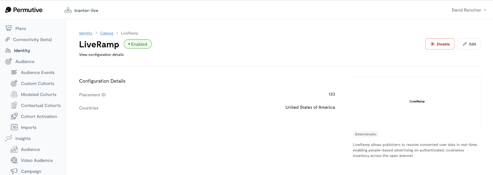 Managing integrations