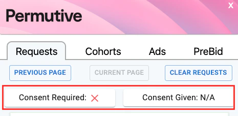 Chrome Extension showing a deployment where consent is not required and the SDK does not wait on consent to be given.