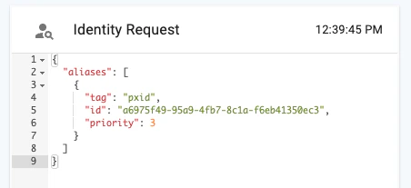 Chrome Extension showing an identity request.