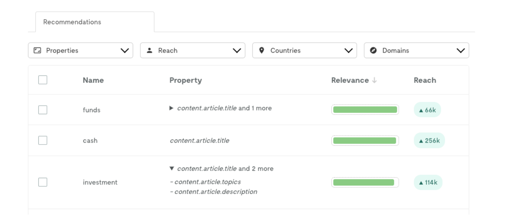 Using keyword explorer