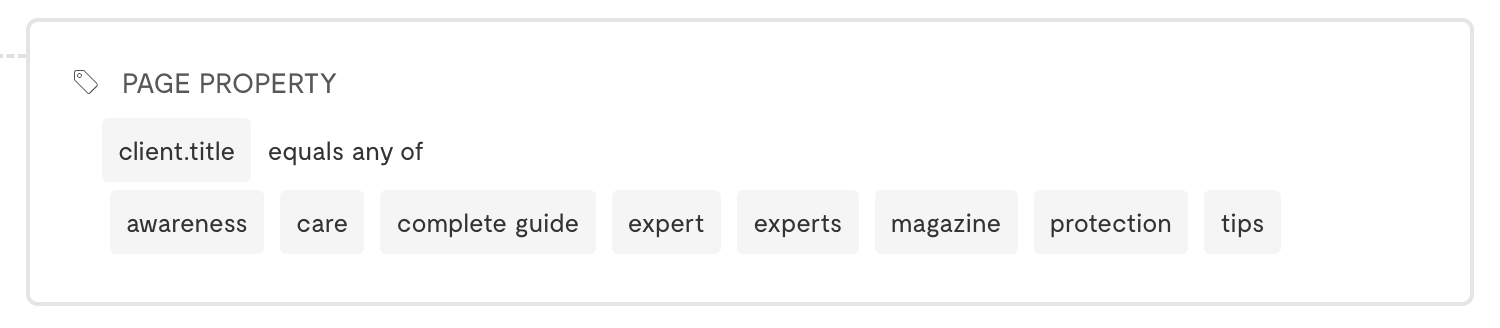 Using page properties