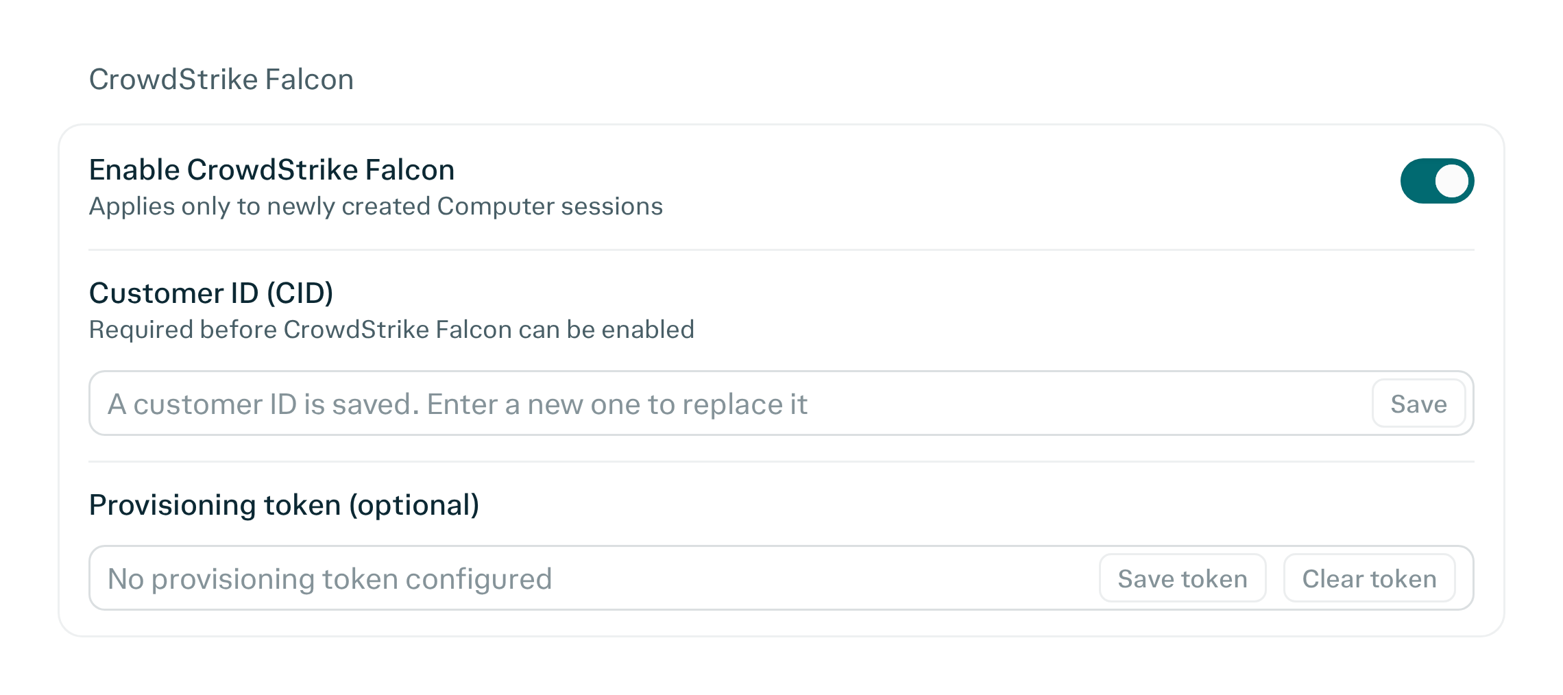 Configurar CrowdStrike Falcon para Computer - Perplexity Help Center