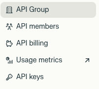 API Group Location