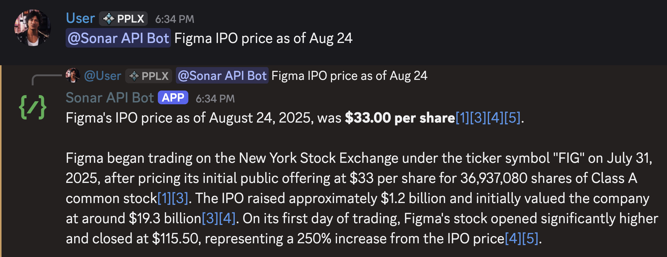 Mention Command Demo