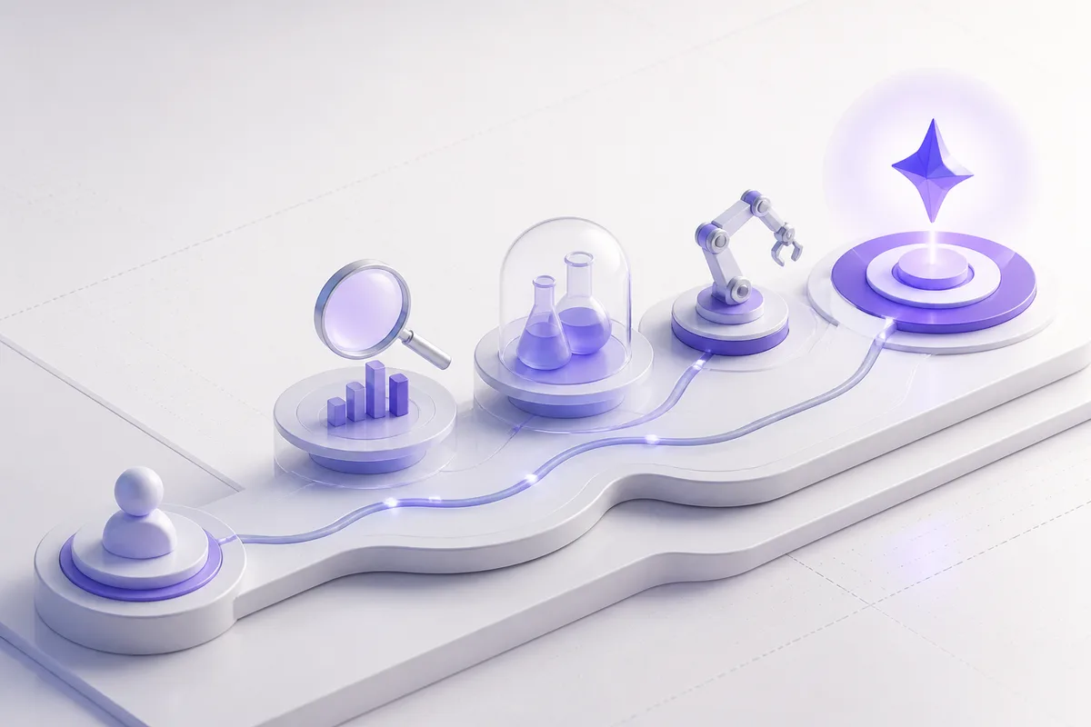 Isometric 3D editorial illustration for Customer experience: how contact centers turn CX into measurable outcomes