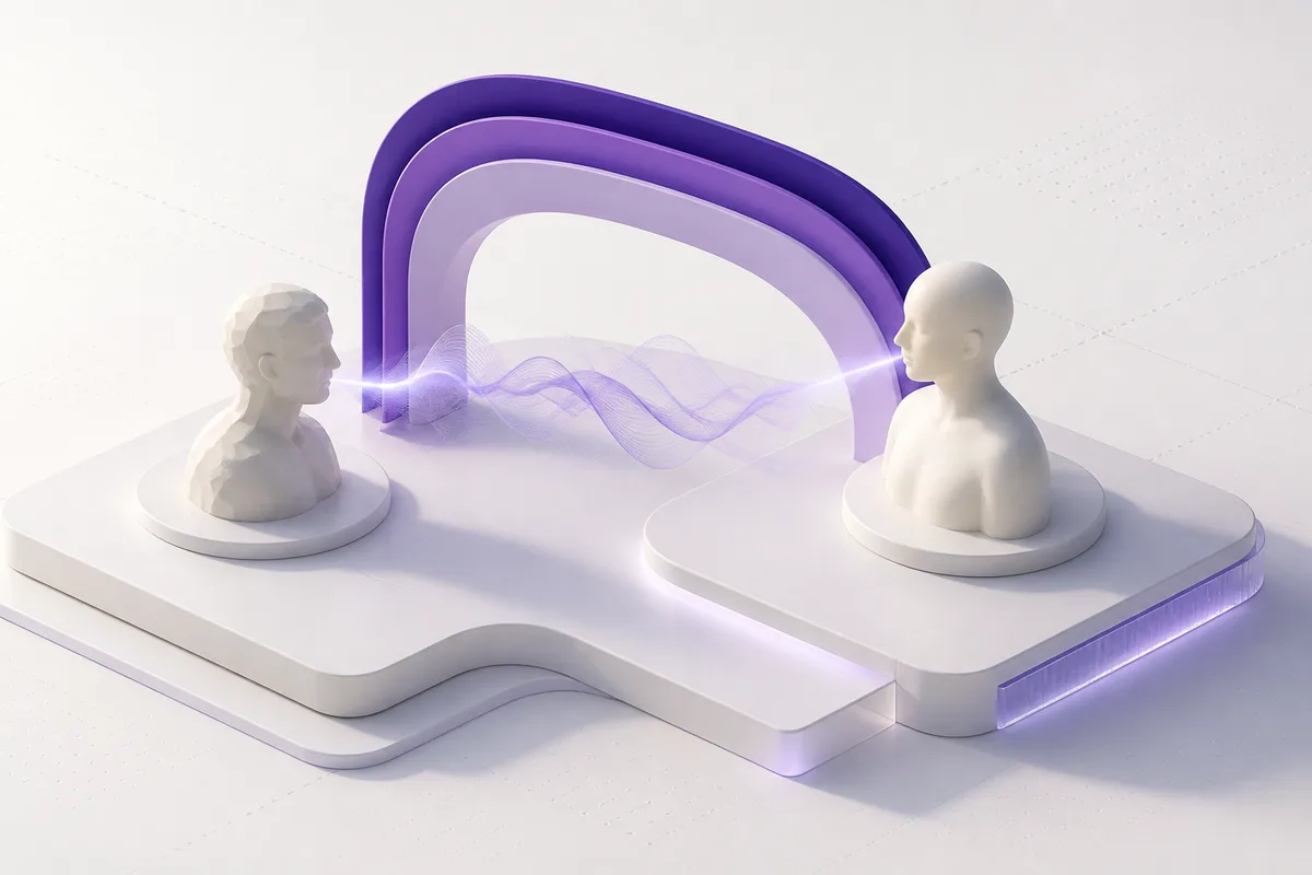 Isometric 3D editorial illustration for Why We Built Persistence