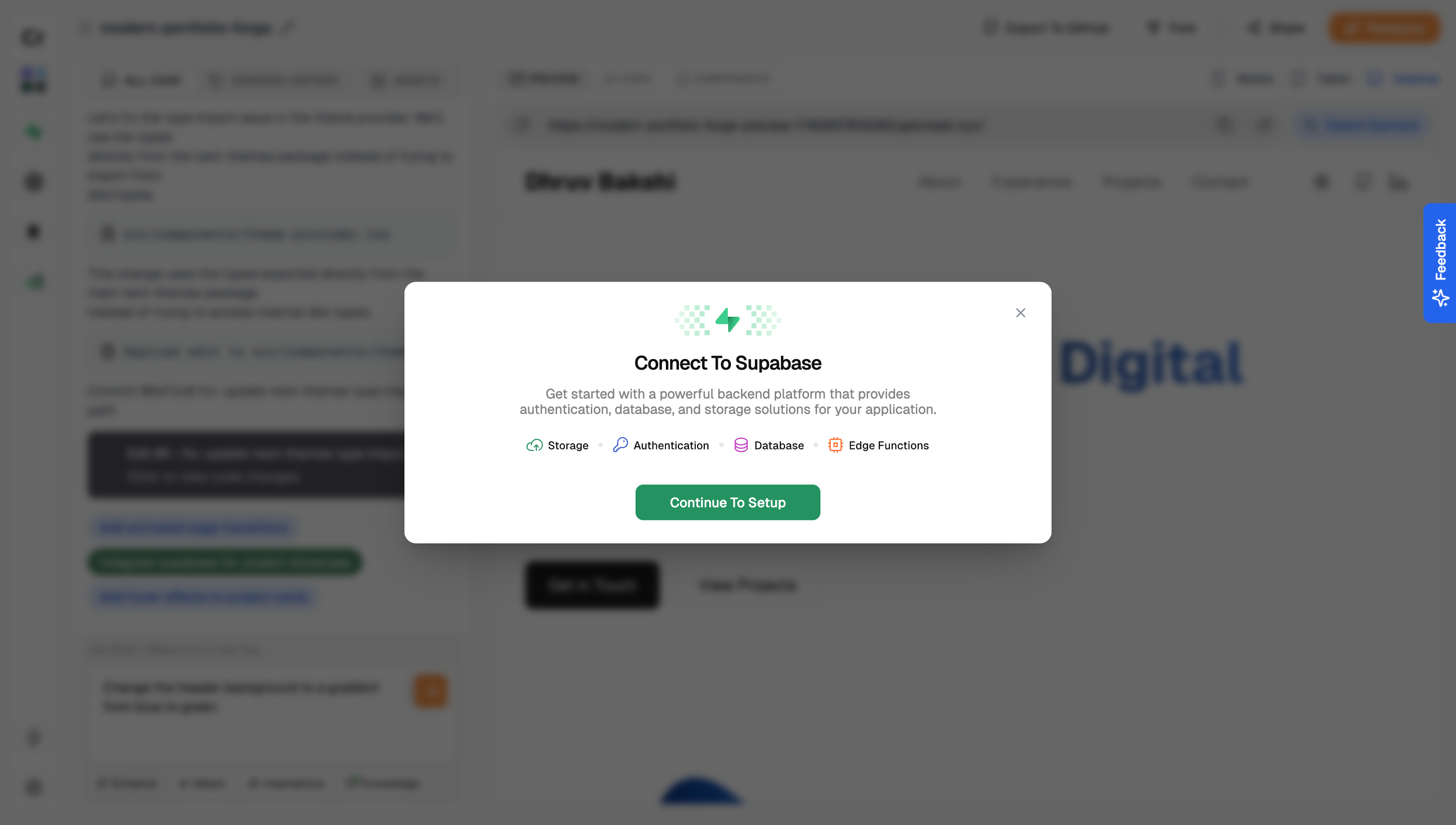 Supabase Integration - Light Mode