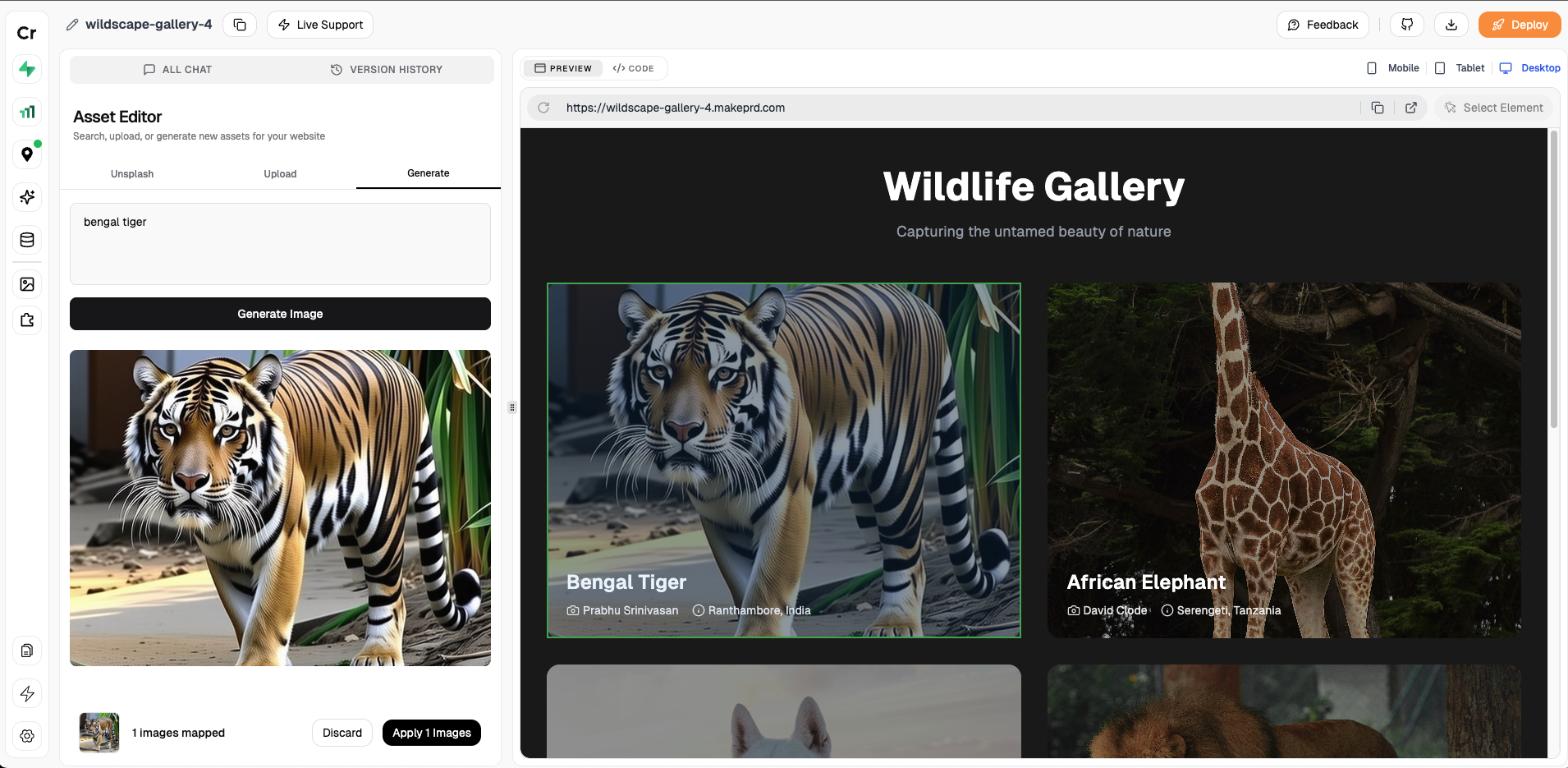 AI Image Generation - Light Mode