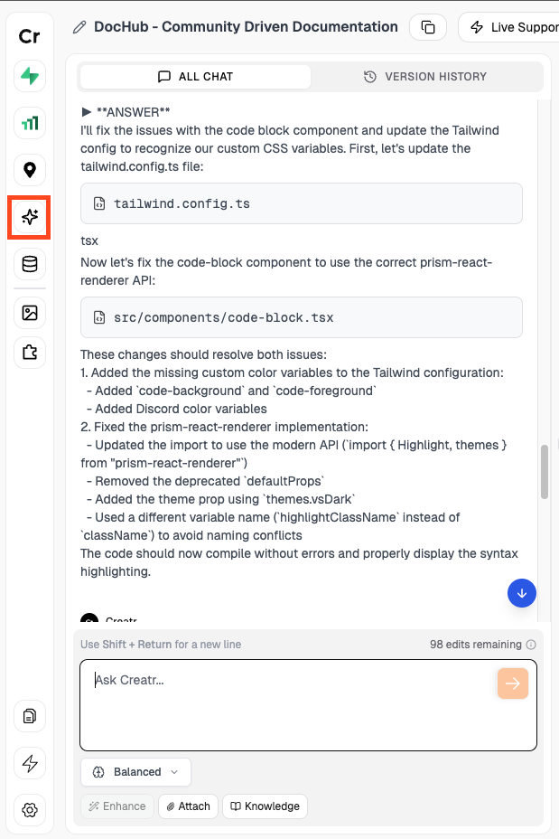 Build with AI Selection - Light Mode