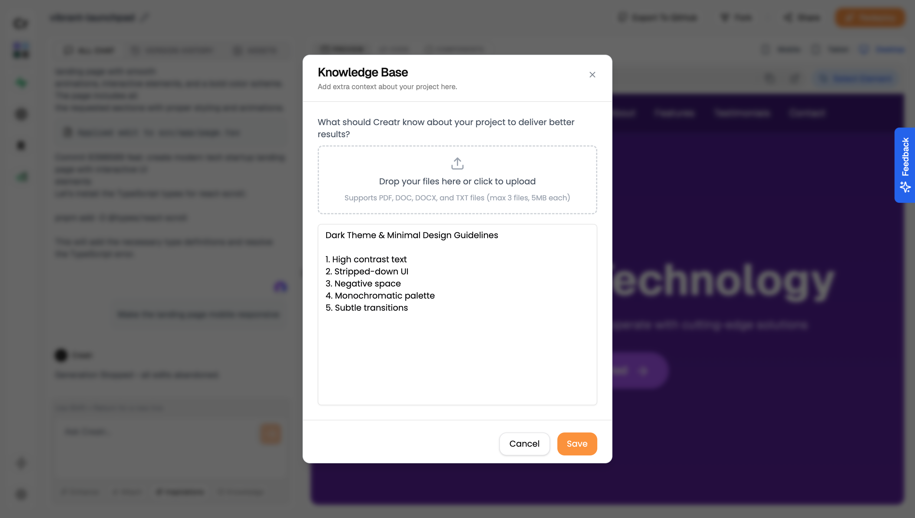 Knowledge Base Overview - Light Mode