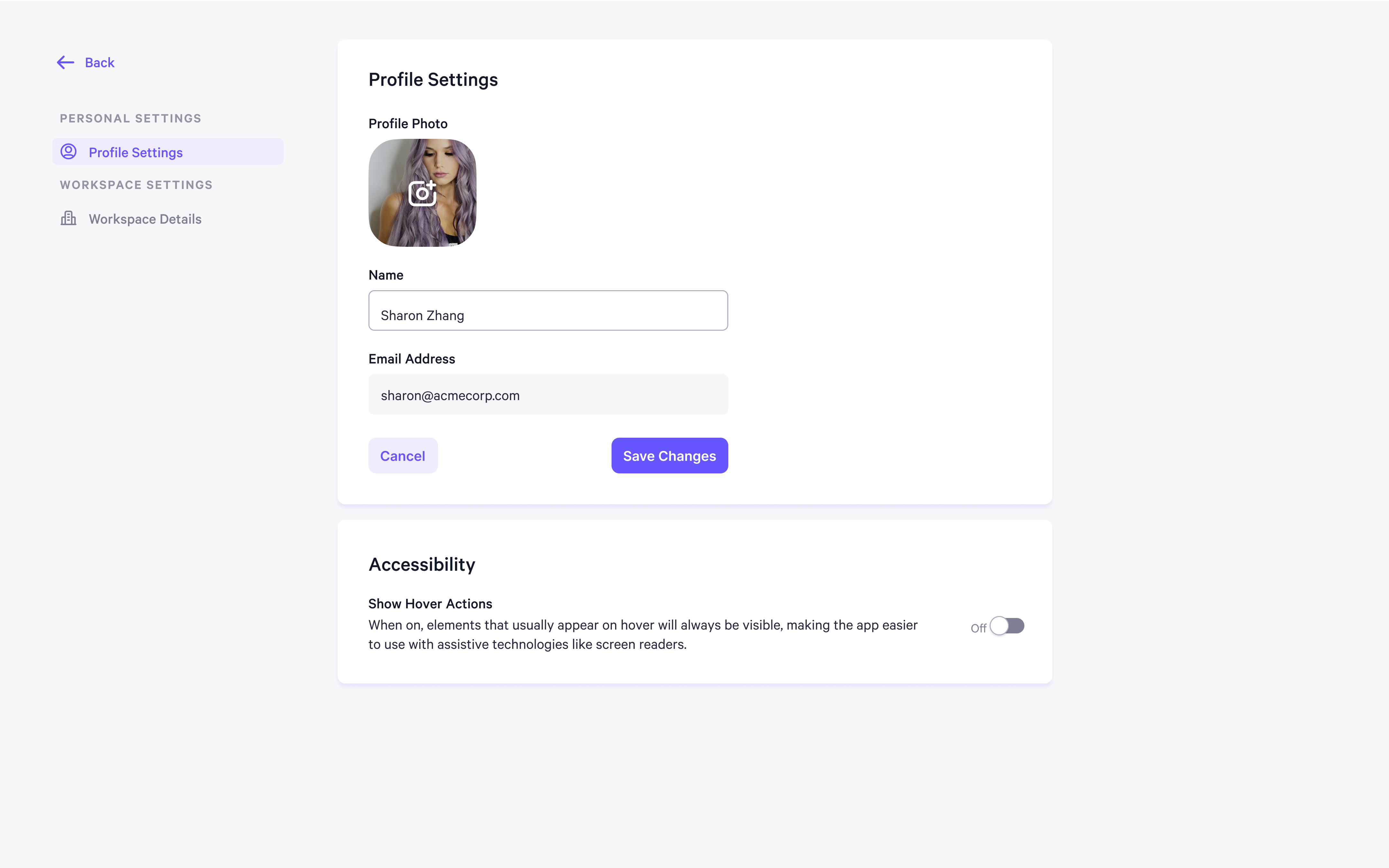 Settings for Workspace Members - Personal AI Documentation