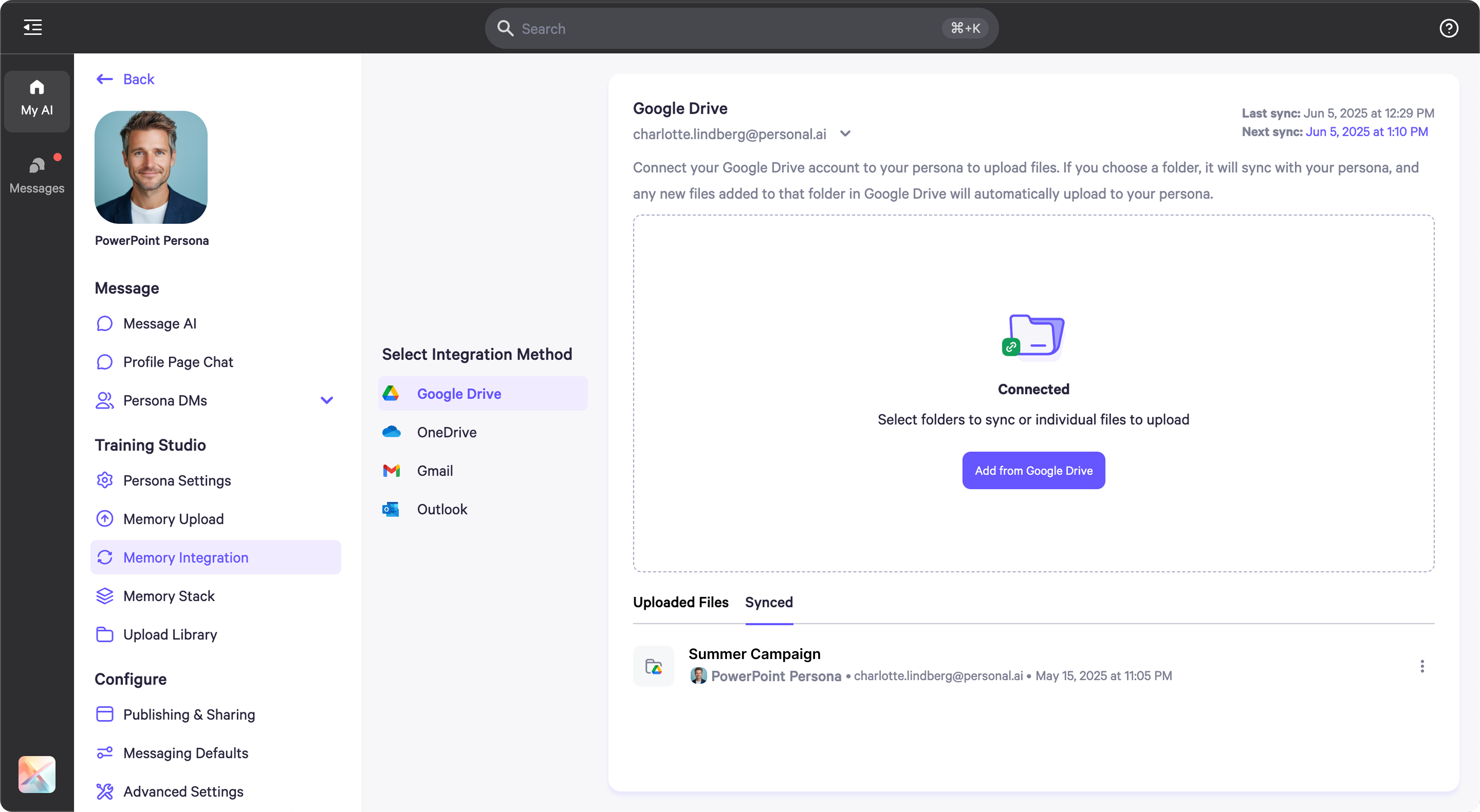 Google Drive Integration