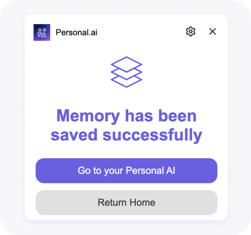 Save to Memory
