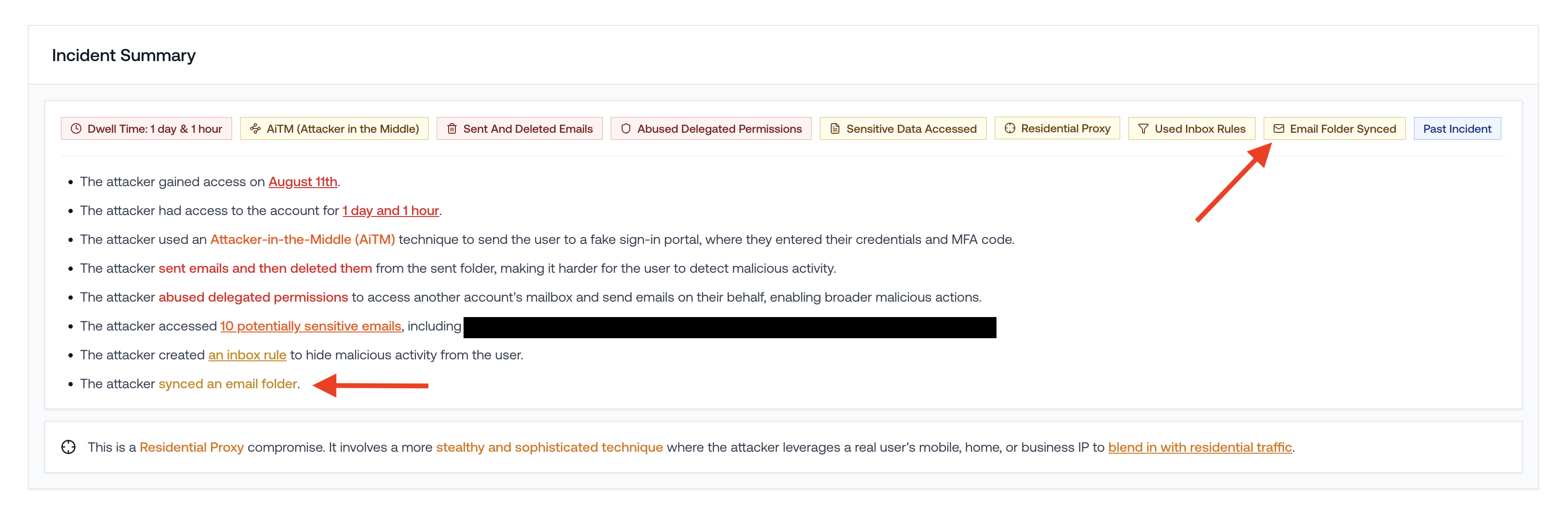 Email Folder Synced Tag
