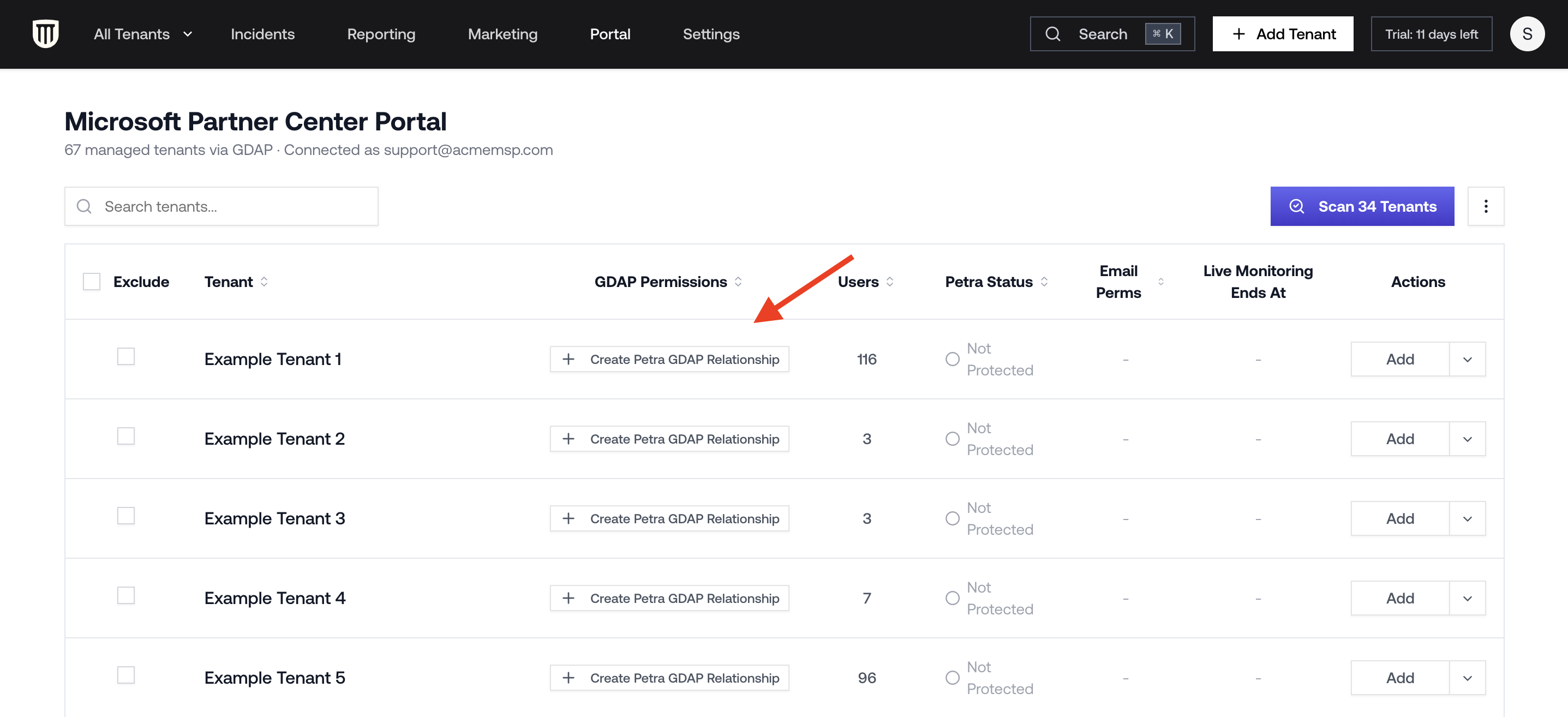 Update GDAP Relationships from Partner Center
