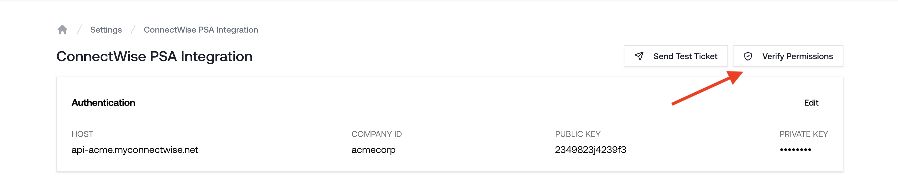 ConnectWise PSA Integration - Petra Security Docs