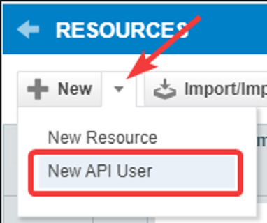Autotask new API user dropdown