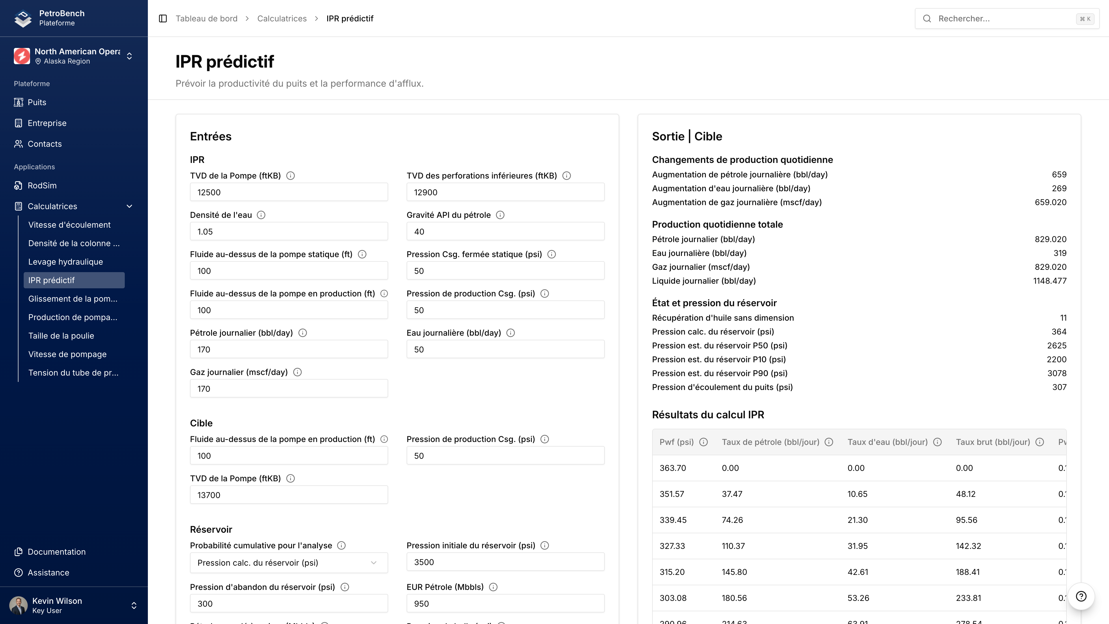Calculateurs PetroBench