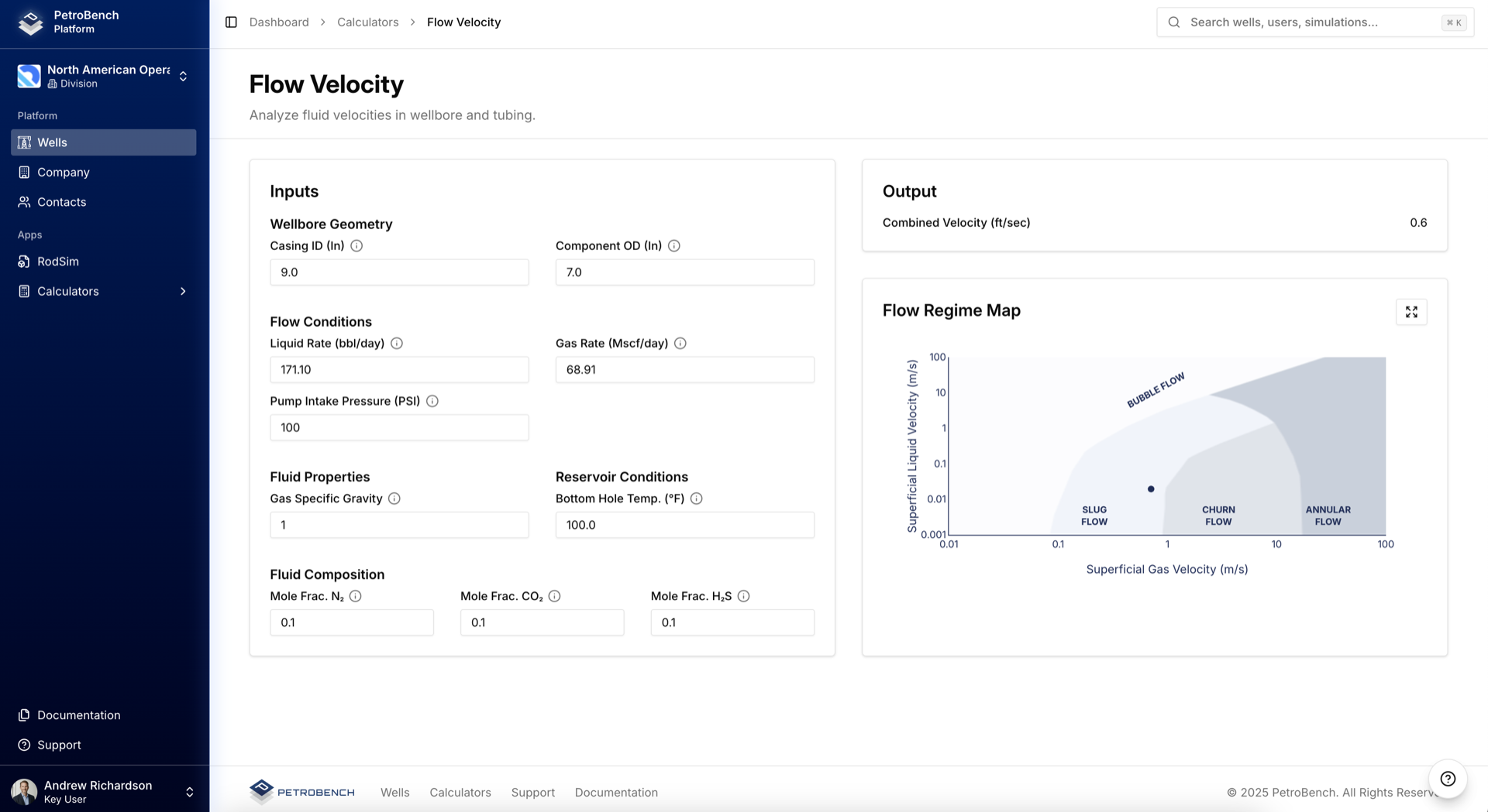 Flow Velocity Calculator
