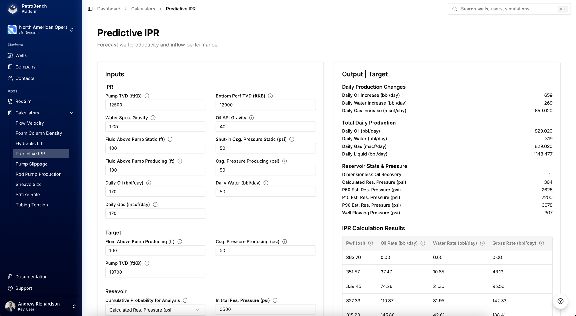 PetroBench Calculators