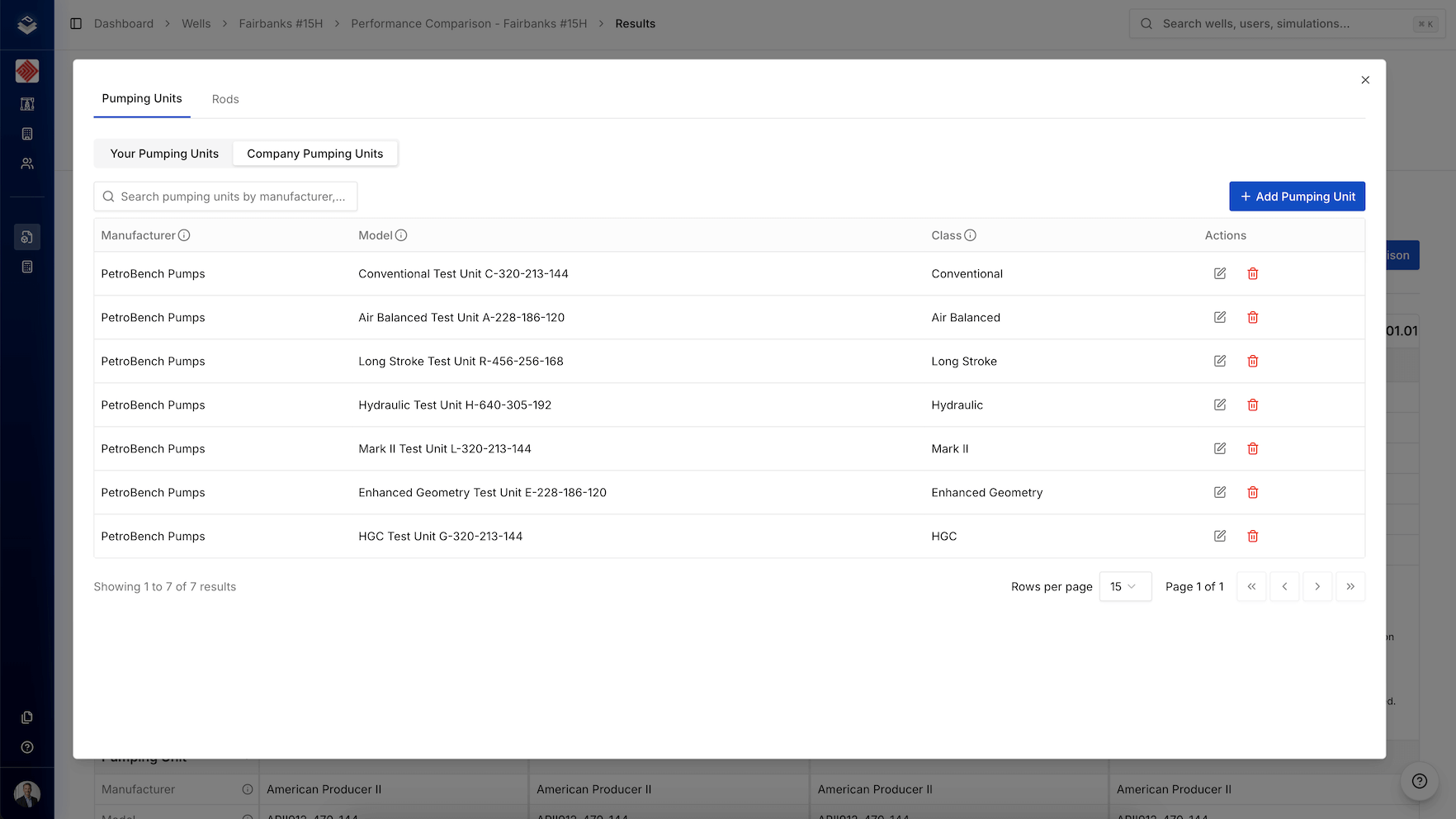Custom Pumping Units library