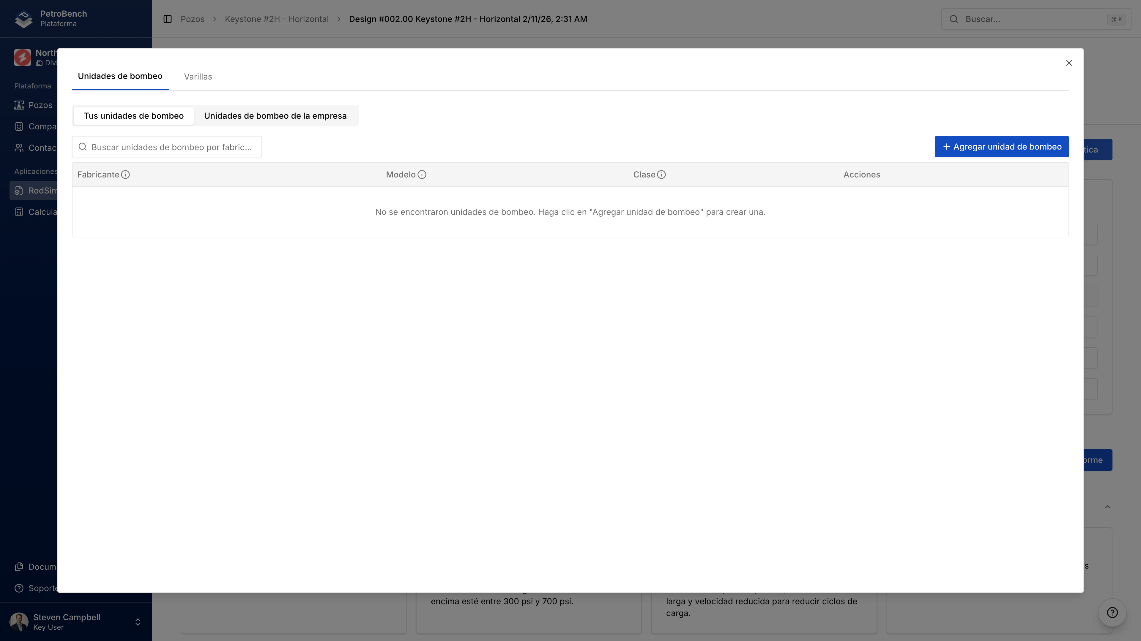 Biblioteca de Unidades de Bombeo Personalizadas