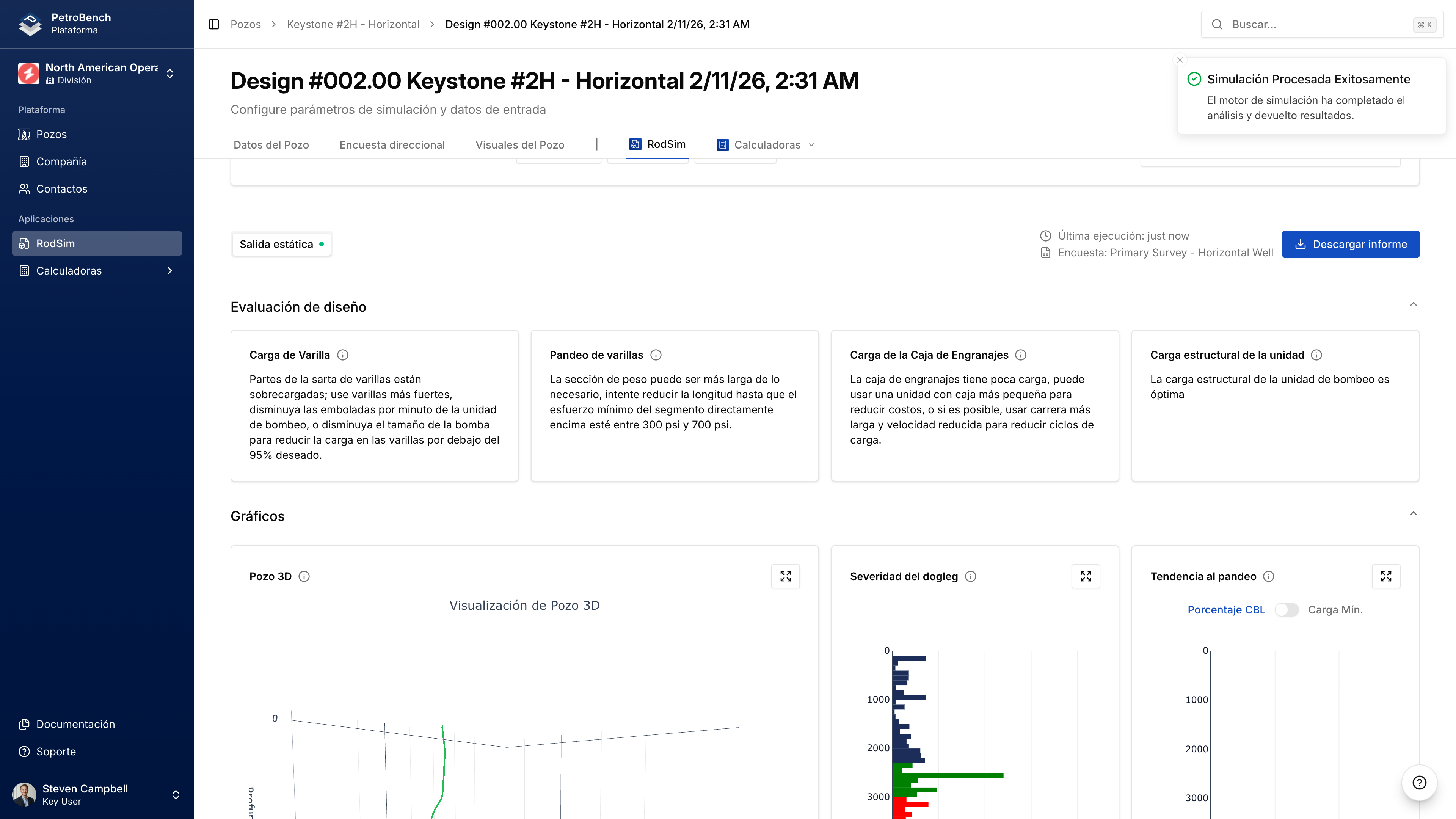 Simulacion en Ejecucion