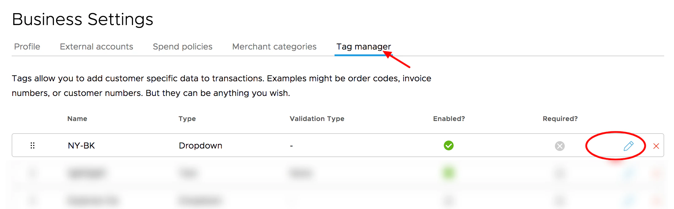 PEX: How to Edit a Tag