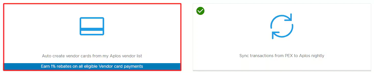 Aplos connector use case selection