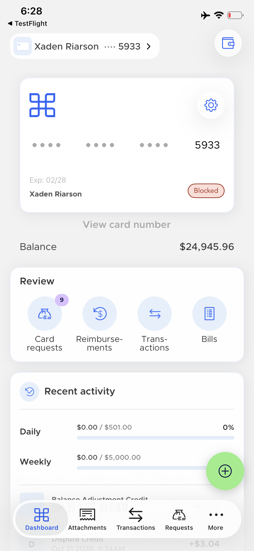 Reviewing bills in the PEX mobile app - PEX Support