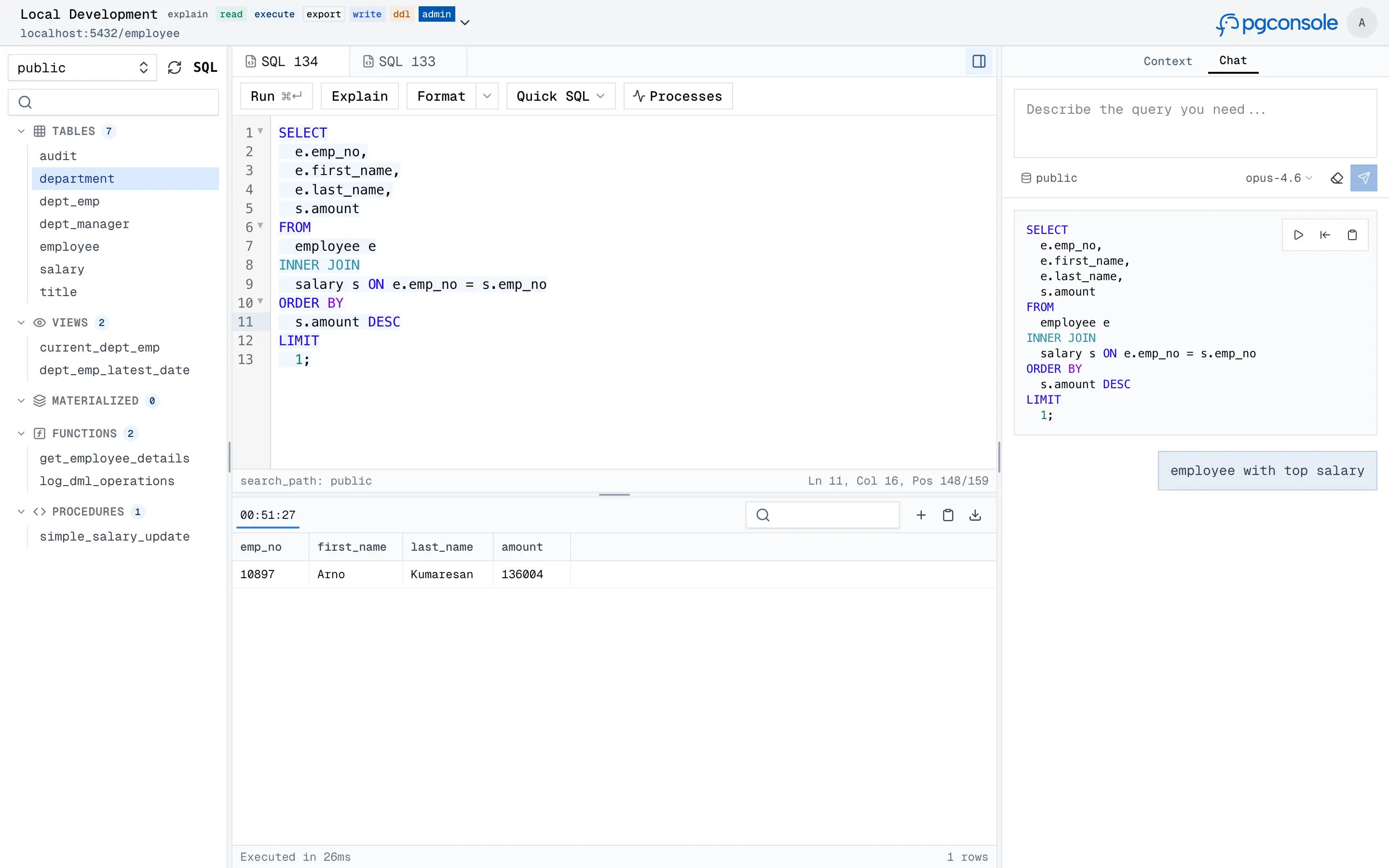 SQL Editor overview