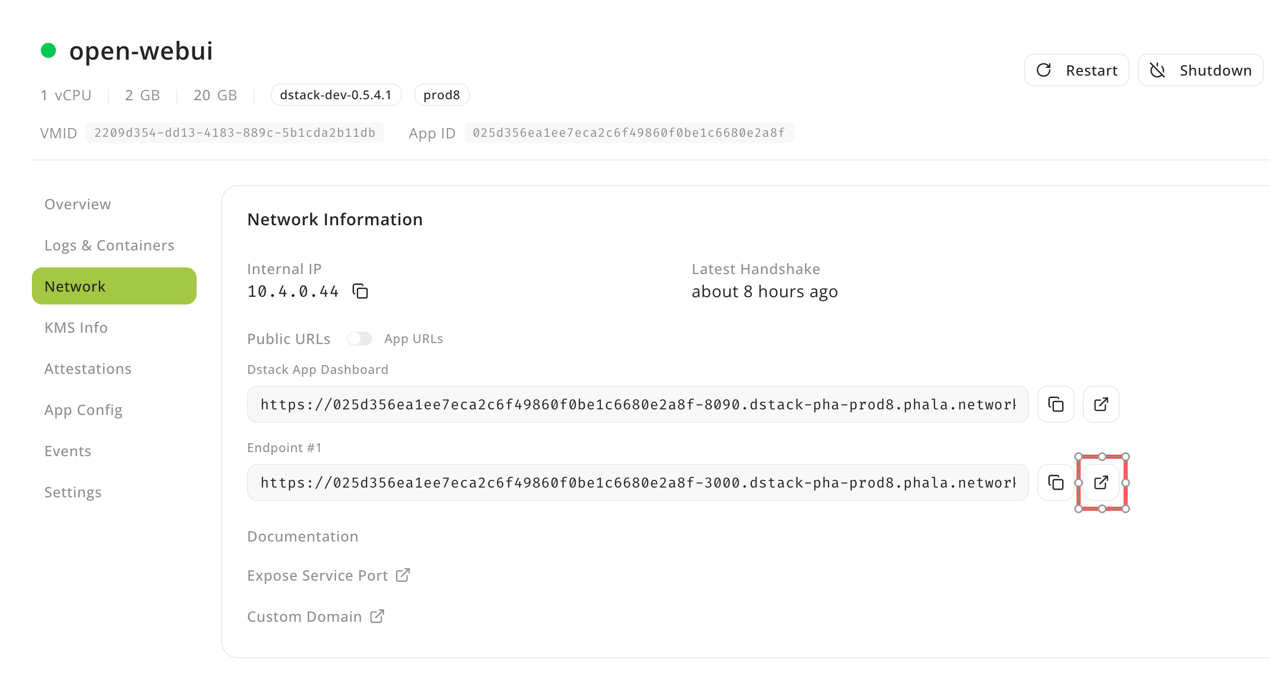Open-WebUI Endpoint