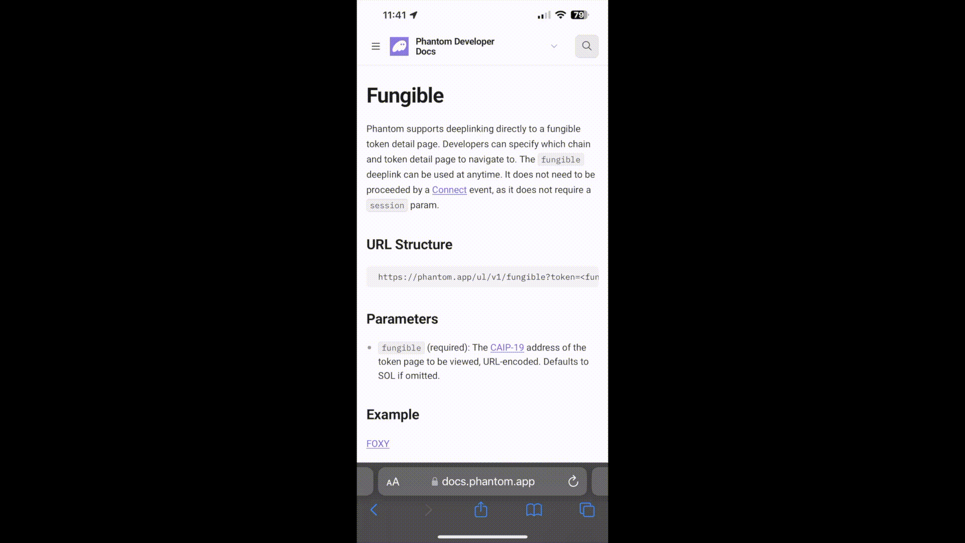 Fungible Example Gi