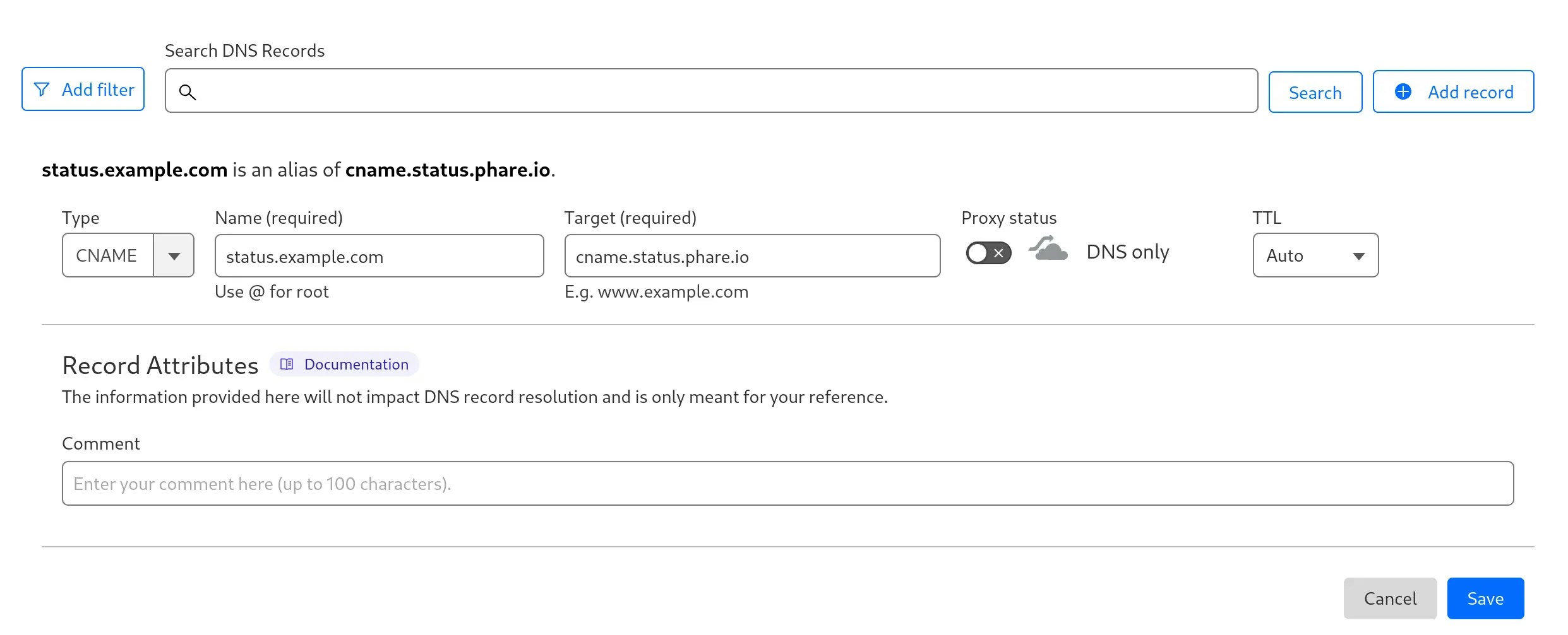 Custom domain on Cloudflare