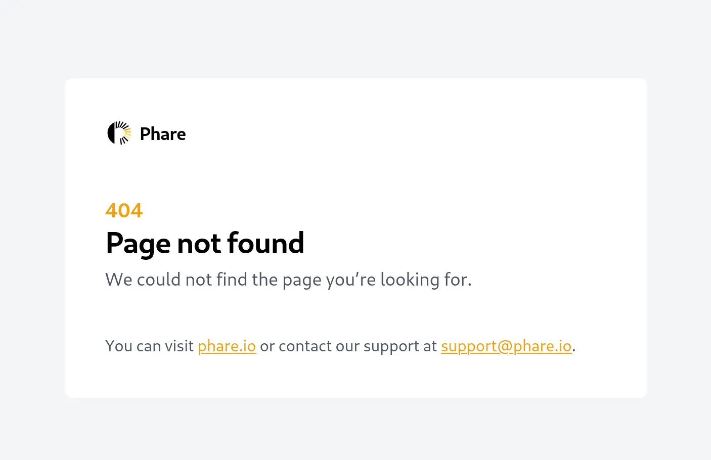 Custom satus page error