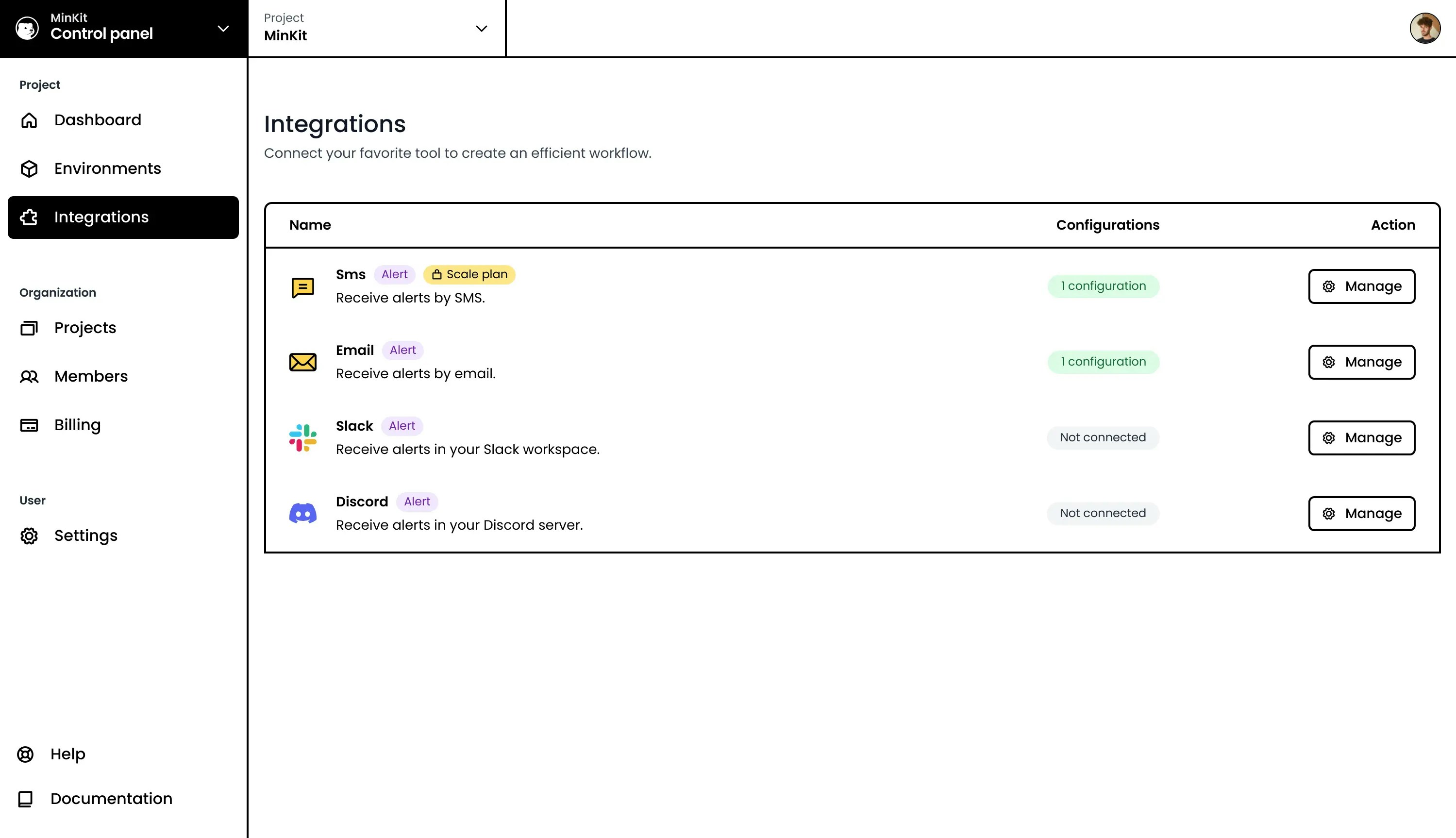 SMS integration