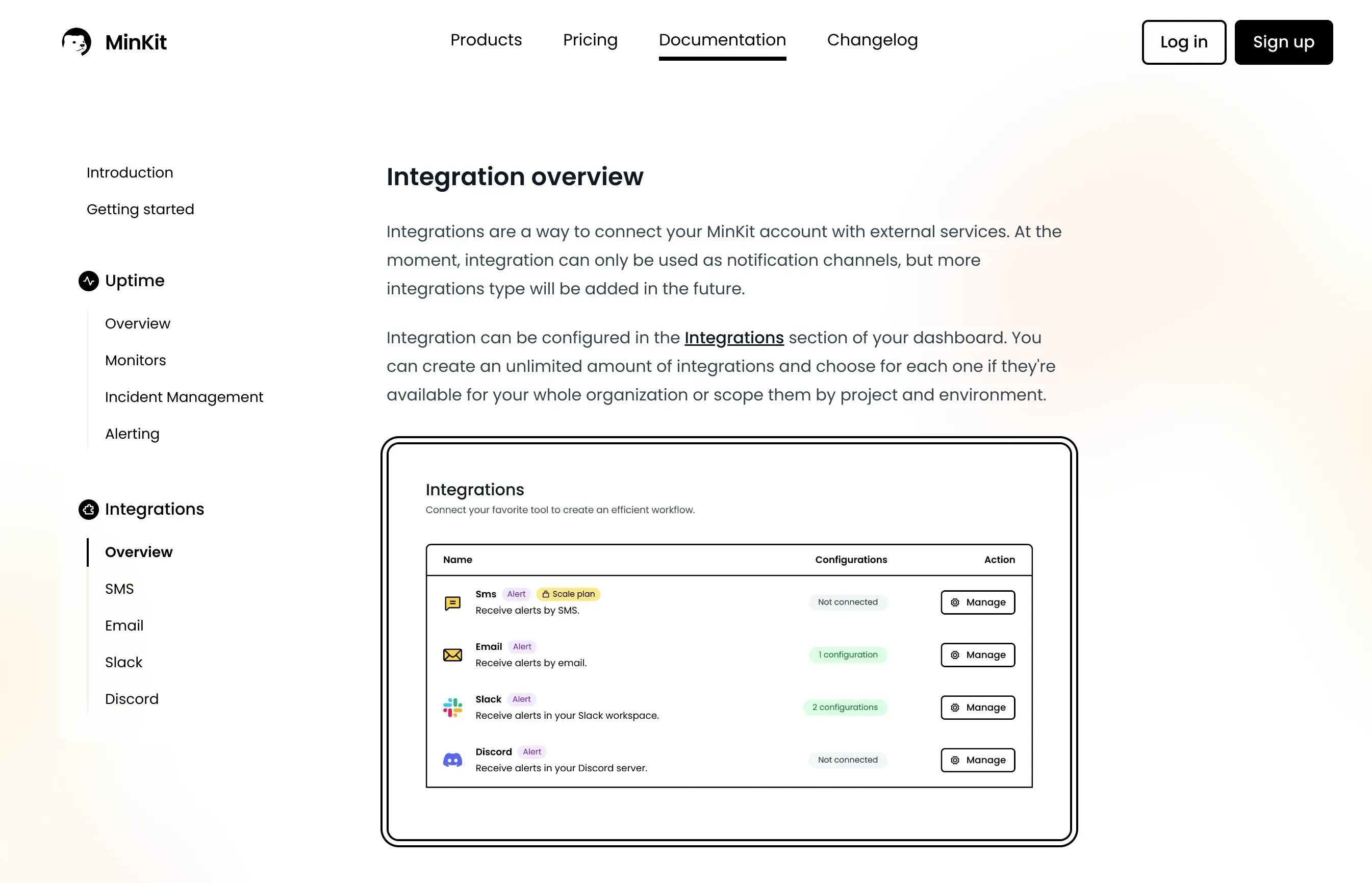 Integration documentation