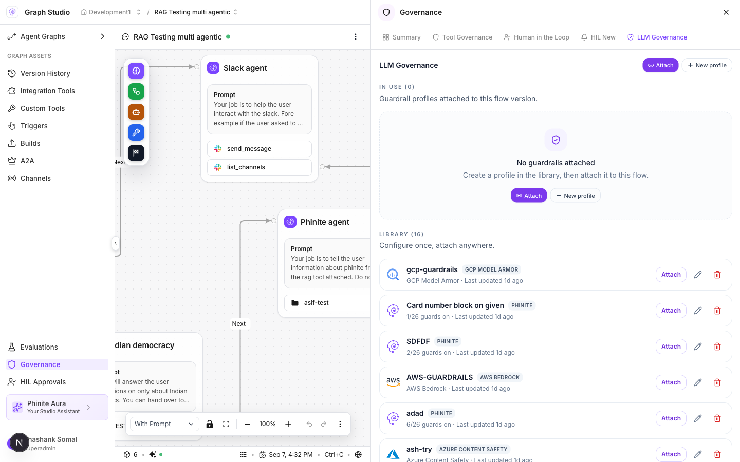 LLM Governance with Attach actions