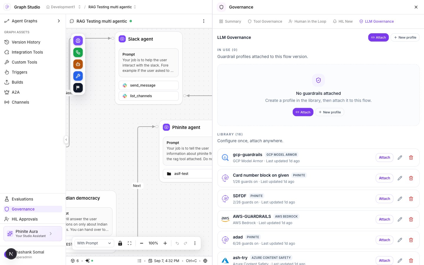 LLM Governance with Attach actions