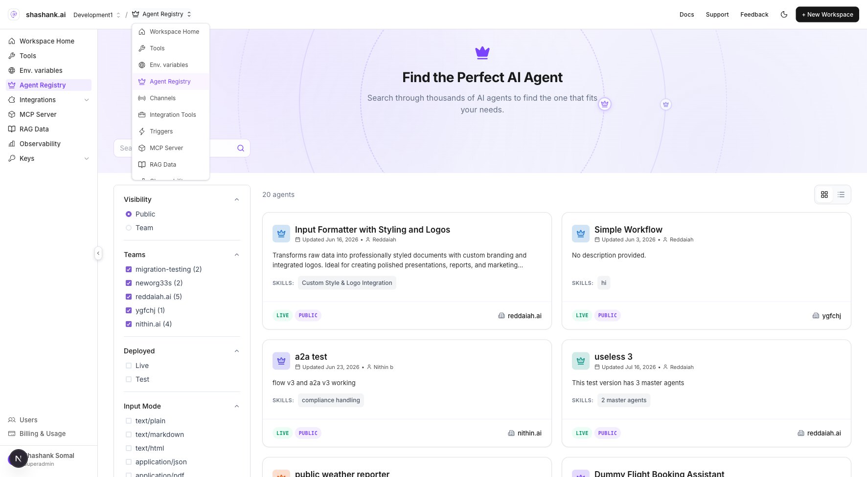 Browse and Discovery filters in Graph Studio