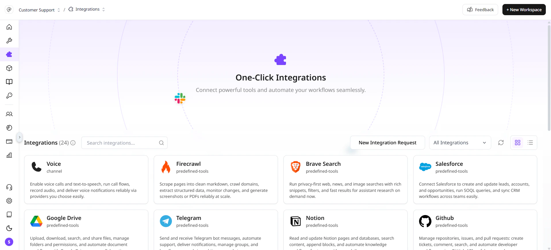 Integrations Overview