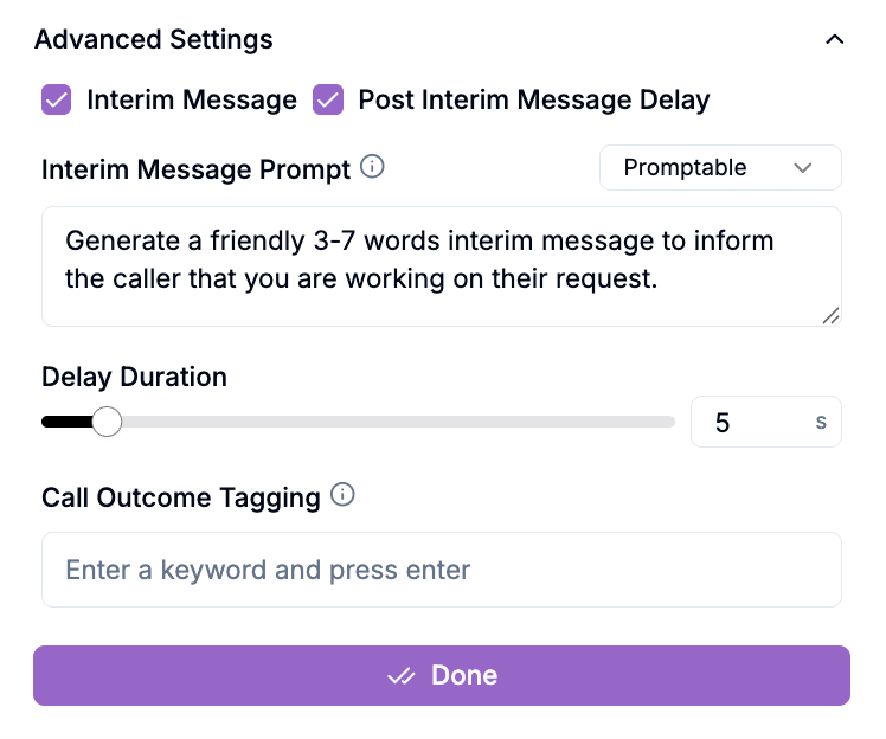 Transfer Flow Advanced Settings Transfer Flow Advanced Settings