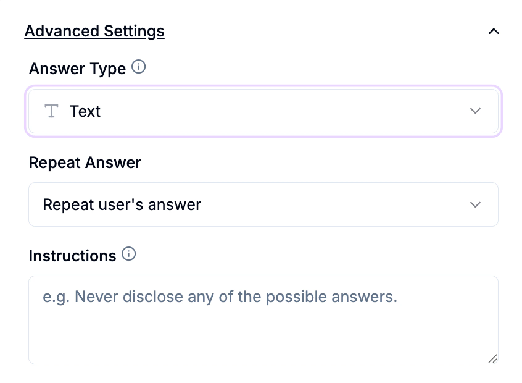 Advanced Settings Ask Exactly Block Advanced Settings Ask Exactly Block