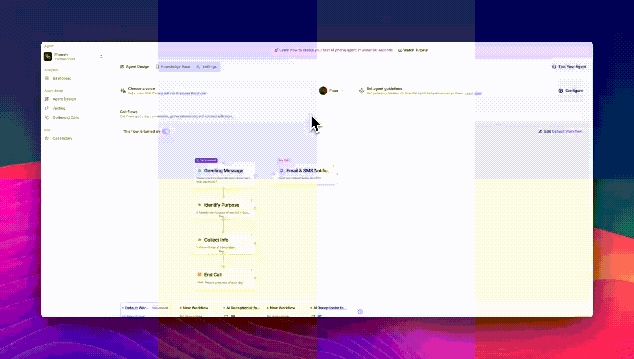 Configure Agent Guidelines Gi