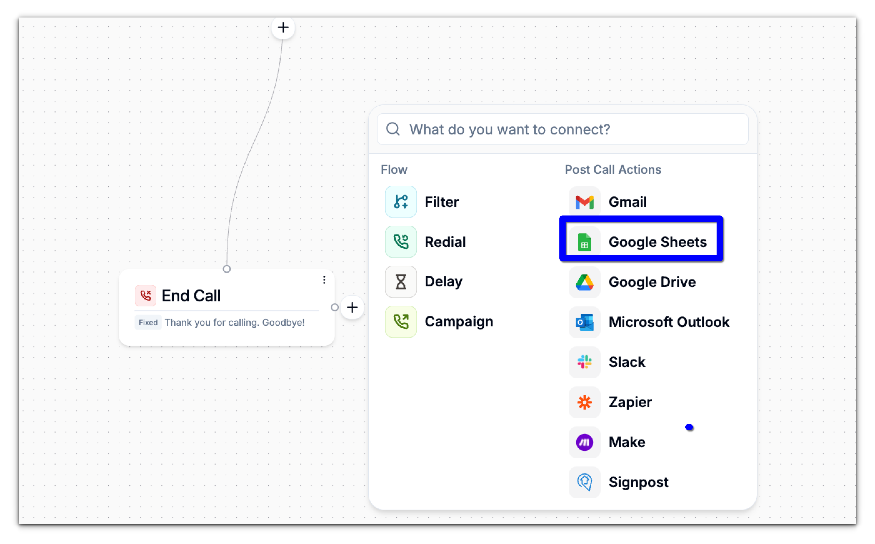 Google Sheets Post Call Actions Pn Google Sheets Post Call Actions Pn